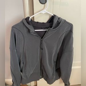 Grey lululemon zip up jacket !